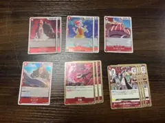 ワンピースカード赤髪海賊団Rまとめ売り➕ベンベックマンSR