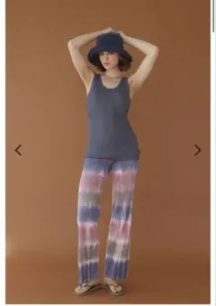 アリシアスタン　Rib Flare Pants Pink