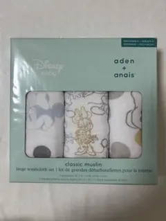 aden + anais ディズニー ウォッシュクロス 3枚セット 新品未開封