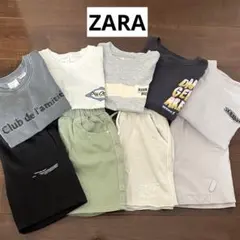 ZARA 110cm 男の子 Tシャツ ショートパンツ ９枚セット
