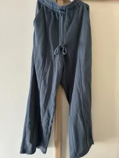 GU スウェットパンツ ブルー L