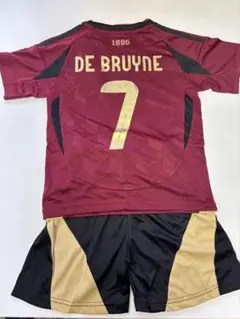 130cmベルギー代表　ブルネイ　子供サッカーユニフォーム