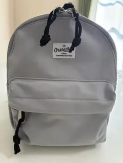 グレー シンプルリュック