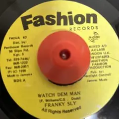 レゲエレコードfranky sly/watch dem man