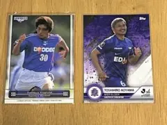 青山敏弘 ルーキーカード サンフレッチェ広島　他1枚