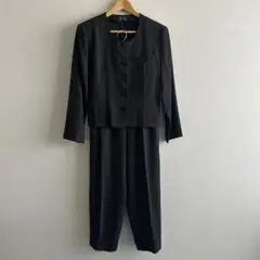 セットアップ ノーカラージャケット & パンツ スーツ フォーマル レディース