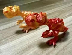 3Dプリント 恐竜 ミニフィギュア 2体セット