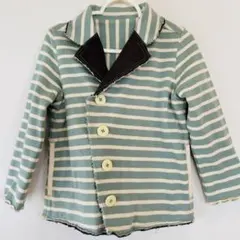 【美品】ストライプジャケット リバーシブル（100cm~）