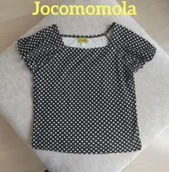 Jocomomola　ホコモモラ　ドット柄　カットソー　フリル袖　スクエアネックのサムネイル