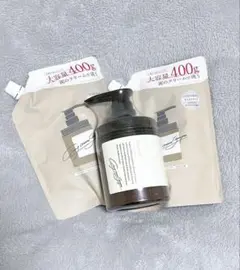 cocone ココネクレイクリームシャンプー 詰め替400g×2本＋本体380g