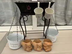 フラワースタンド プランター 鉢 セットのサムネイル