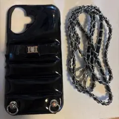Darich DDリボンiPhoneケース ブラック iPhone16