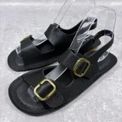 【未使用品】MOHI モヒ バックストラップ バックル サンダル レザー 24㎝