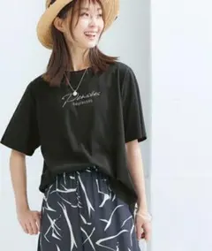 ブラックロゴTシャツ XLサイズ