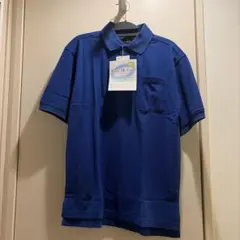 （新品）DASH ポロシャツ ブルー M セラミクール