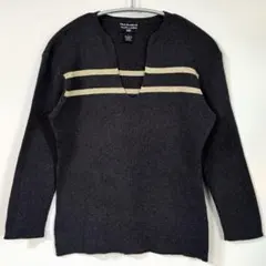POLO JEANS ラルフローレン ポロジーンズ　リブニット Vネック L