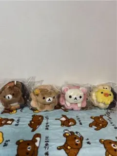 リラックマ ミスタードーナツコラボ　ぶらさげぬいぐるみ全4種