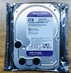 3.5インチHDD ４ＴＢ Western Digital製　Purple