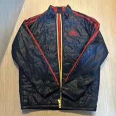 adidas CLIMA PROOF ジャケット 140cm 黒/赤