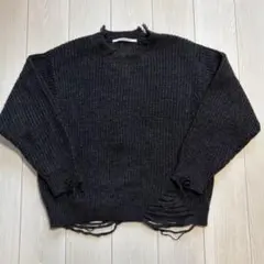 JOURNAL STANDARD モヘア ダメージ ニットのサムネイル