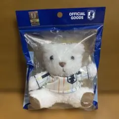 サッカー日本代表 アウェイ ベアぬいぐるみ ユニフォーム型クッション
