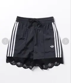 ZOZO限定】レーストリム スリーストライプス ショートパンツ adidas