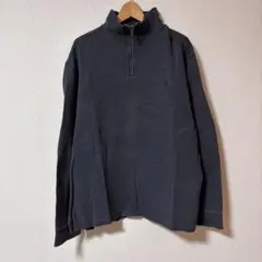 Polo Ralph Lauren ハーフジップスウェット ダークグレー