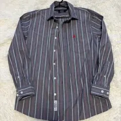 ポロ POLO BCS ストライプ シャツ 長袖シャツ Mサイズ
