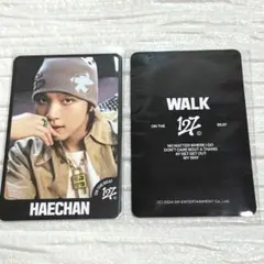NCT127 WALK ランダム トレカ black ヘチャン　ポップアップ