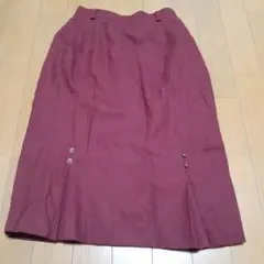 スカート　小豆色　赤色