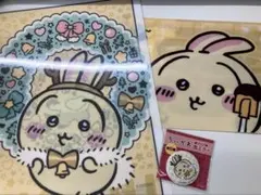 ちいかわ うさぎ　セブンイレブン コラボ クリアファイル 缶ミラー のセット