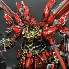 彗星科技 1/100 機甲 真紅の三倍速 組み立てプラモデル MG シナンジュ