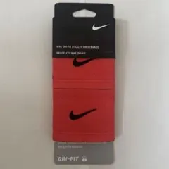 【即日発送 新品】NIKE DRI-FIT STEALTH リストバンド レッドのサムネイル