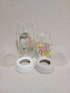 Pigeon 耐熱ガラス製哺乳瓶 160ml 240ml セット