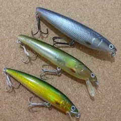 オールド　アユチュピ　ミノー　ペンシル　#　ノリーズ　レイダウンミノー　タダマキのサムネイル