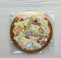 【サンリオ】キラキラBIG缶バッジ　ポムポムプリン