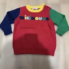mikiHOUSE ミキハウス　ロゴニット　80㎝