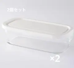 未使用　イワキ　保存容器　耐熱ガラスフードコンテナ　2個セット