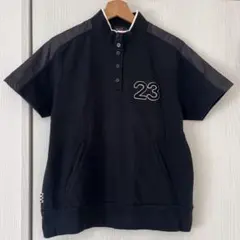 【美品✨】23区スポーツ 2WAYスニード 袖着脱可 ロゴワッペン 黒 M 美品✨】23区スポーツ 2WAYスニード 袖着脱可 ロゴワッペン 黒 M