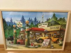 【美品】アメリカンカントリー ジグソーパズル 2000ピース ガソリンスタンド 美品】アメリカンカントリー ジグソーパズル 2000ピース ガソリン