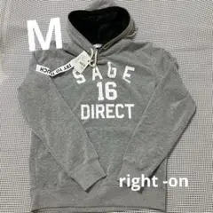 【未使用】Right-onモコモコプリントパーカー