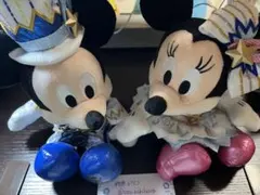 ディズニーシー20周年 タイム・トゥ・シャイン！　ミッキー＆ミニーペアぬいぐるみ