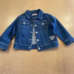 MIKI HOUSE DOUBLE.B デニムジャケット 100