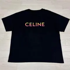 セリーヌ　ロゴ　Tシャツ　ブラック　XXL 国内正規品　5S213のサムネイル