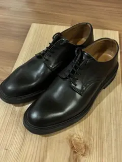 美品　完全防水　RAINMAN プレーントゥ ドレスシューズ ブラックのサムネイル