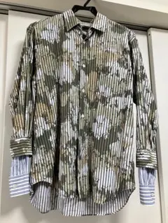 COMME des GARCONS SHIRT カモ柄 ストライプシャツのサムネイル