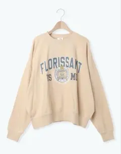 【新品】SM2＊ミニ裏毛カレッジプリント+刺繍スウェット