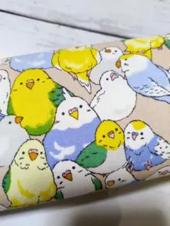 〜 インコちゃんと文鳥さん 〜　オックス 生地