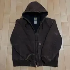 希少Carhartt USA製 J130 DKB ブラウン アクティブジャケット