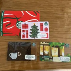 スターバックスカード　スタバカード　３枚　PIN未削り